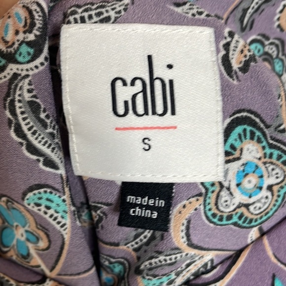 CABI Floral Cami Tank | Purple | Small - Picture 6 of 8